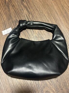 Old Navy Black Knotted-Handle Mini Shoulder Bag